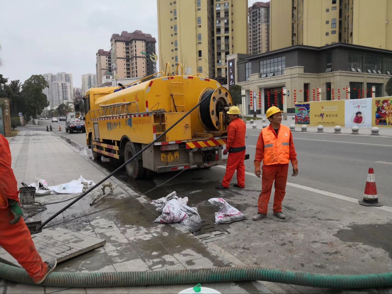 个旧排污管道清淤-管道清洗